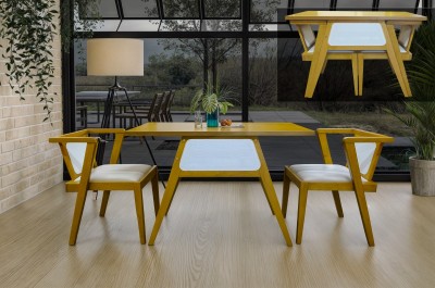 Mesa/Cadeira Luna 2 Lugares